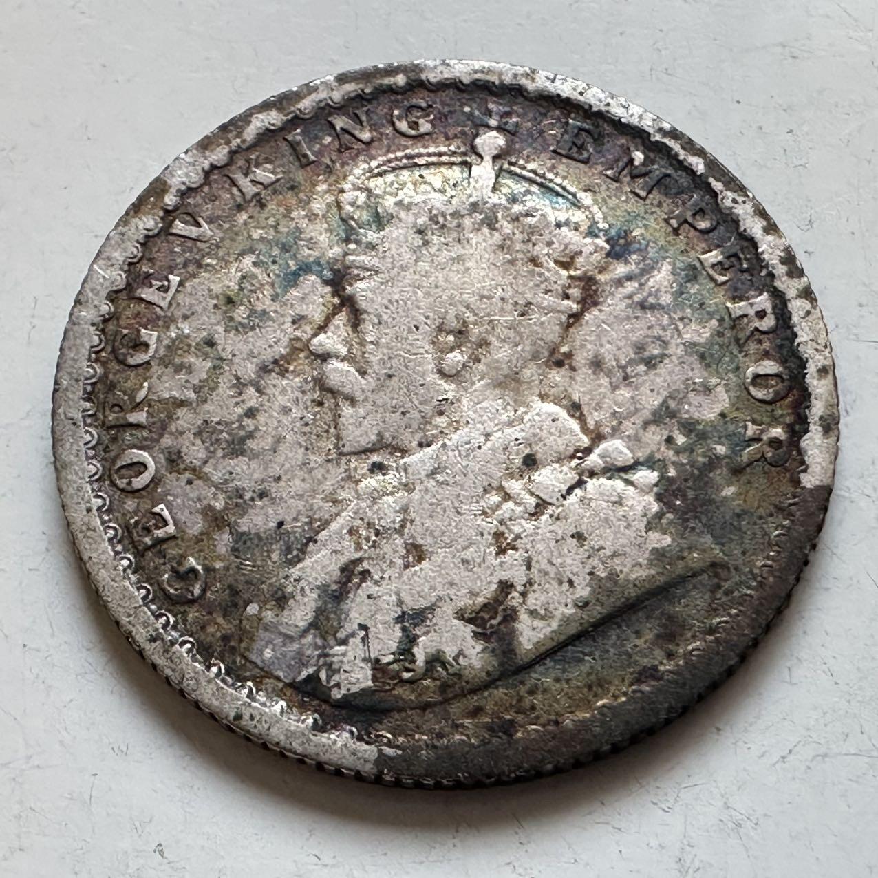 🌹外币初藏🌹🐯2026年第11场  每周二四六晚8️⃣点 接代拍 英属印度1926年1/2卢比银币 5.83克91.7%银