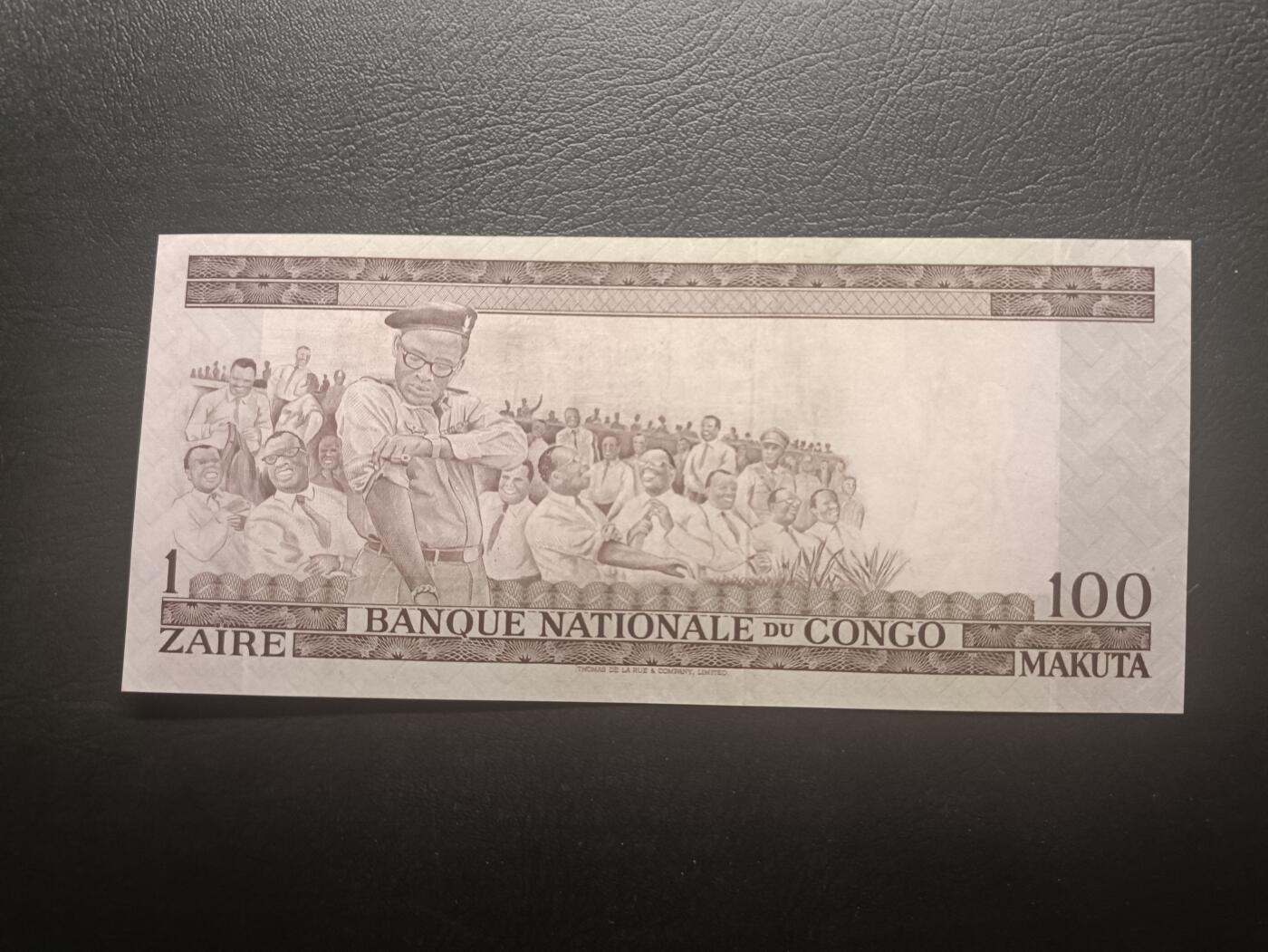 2026一月第四期，总214期 刚果金1970年1扎伊尔/100马库塔AUNC，首任总统卡萨武布，少见早期品种