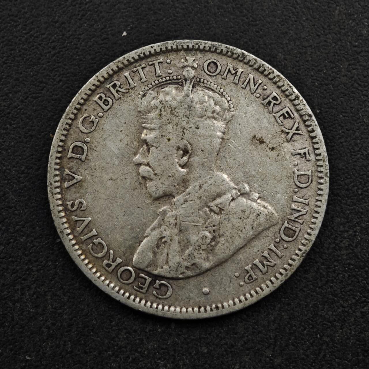 【淘币小摊】实时拍第八百五十三拍   散币银币场   满百包邮可预留二周 每周一统一发货   澳大利亚1926年乔治五世6便士银币