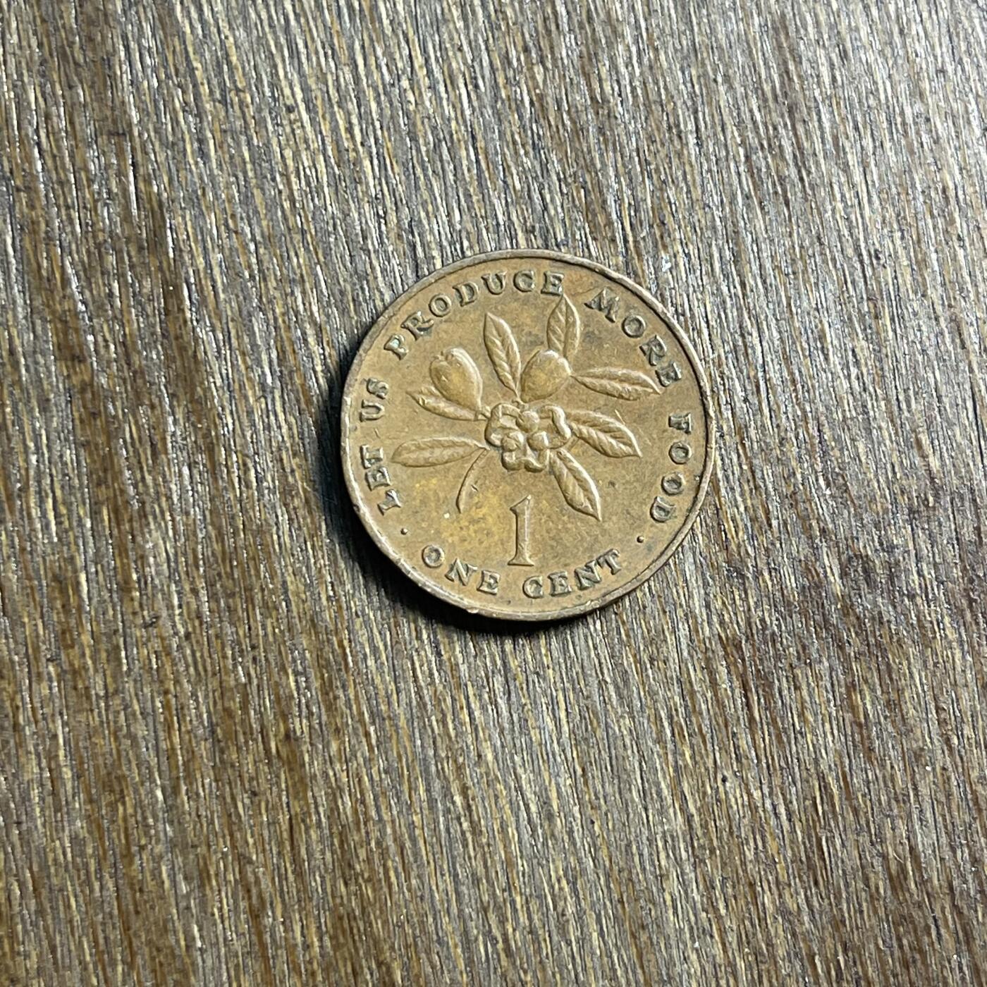 【春节前最后一拍，下一场3.3号】★第139场★散币场。不寄存，30包邮。不满30元，支付5元运费。《接受代拍 代送NGC评级》 54【无寄存】1972 牙买加 1分 铜币