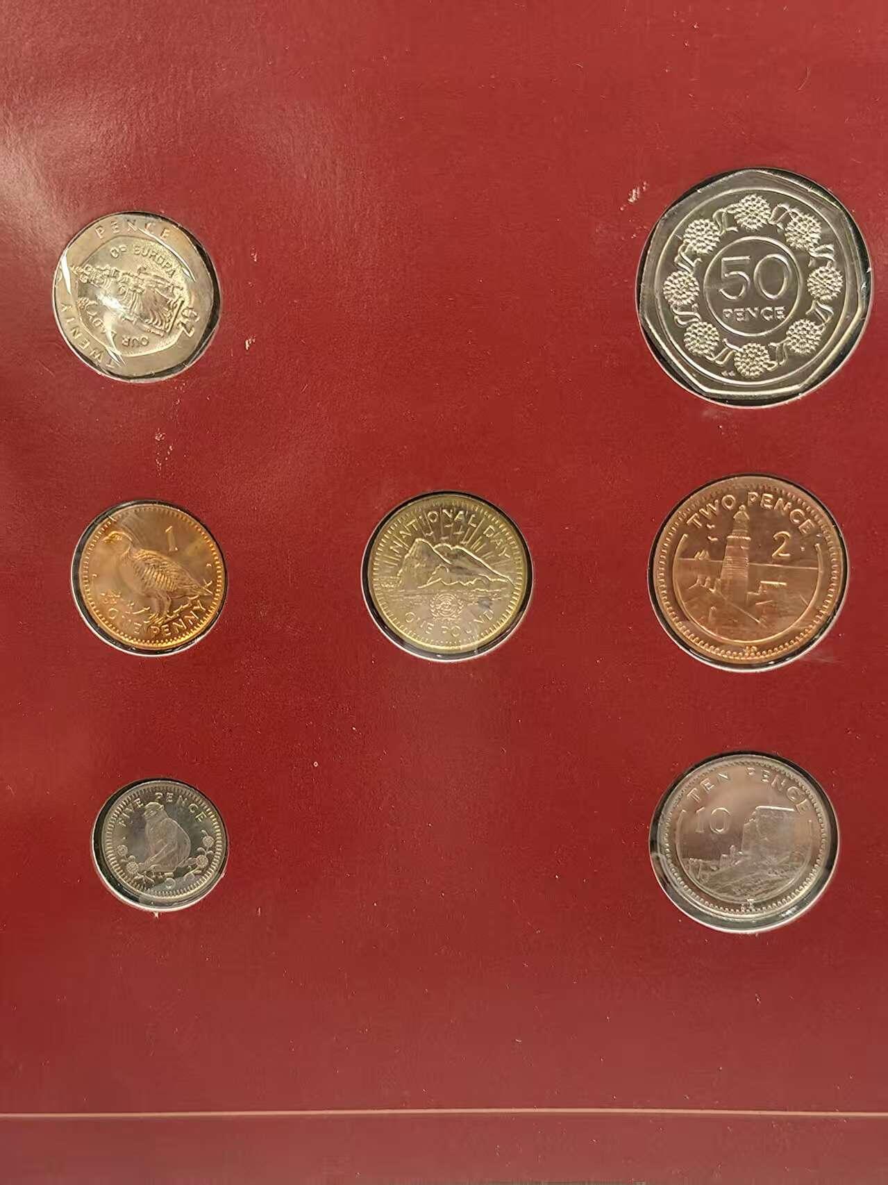 G&W世界散币，银币处理专场（第44场） 富兰克林-直布罗陀7枚套