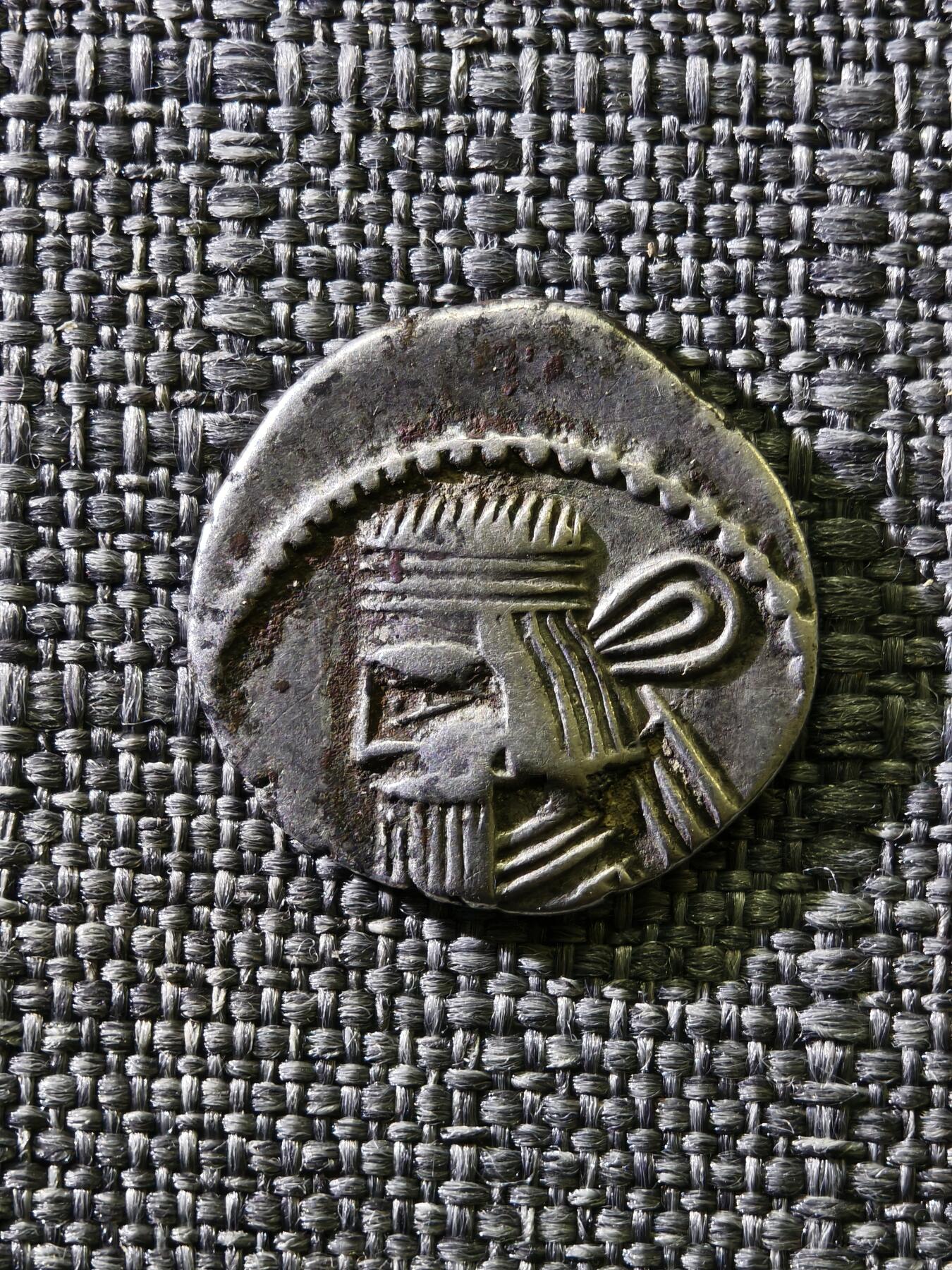 110期新疆红钱粟特钱币丝路钱币专场 安息王朝银币