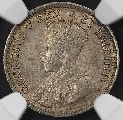 修遠堂世界钱币第102期 - NGC AU50 1911年加拿大10分银币