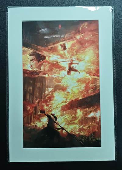 天玑星卡拍第164期《1.22周四截拍》持续收拍收评中 满赠卡需备注 - 【亲签复制画】徐子晖 亲签复制画