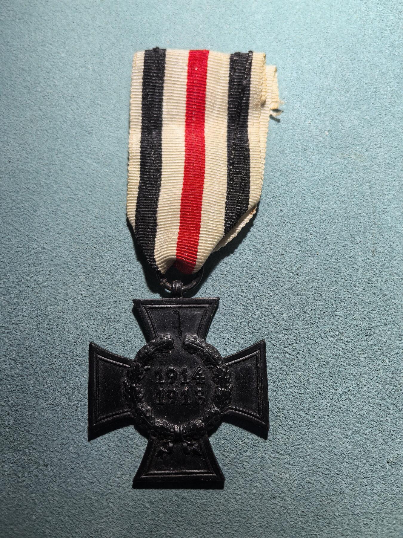 盛世勋华——号角文化勋章邮票专场拍卖第301期 德国（一战）无剑兴登堡奖章 遗孀版 带D.S.M厂标