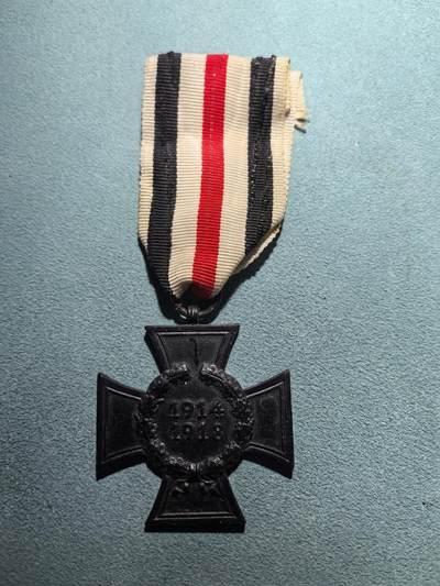 盛世勋华——号角文化勋章邮票专场拍卖第301期 - 德国（一战）无剑兴登堡奖章 遗孀版 带D.S.M厂标