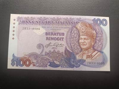 2026一月第四期，总214期 - 马来西亚1983版100令吉AUNC无47，国父东姑阿都拉曼和国家清真寺