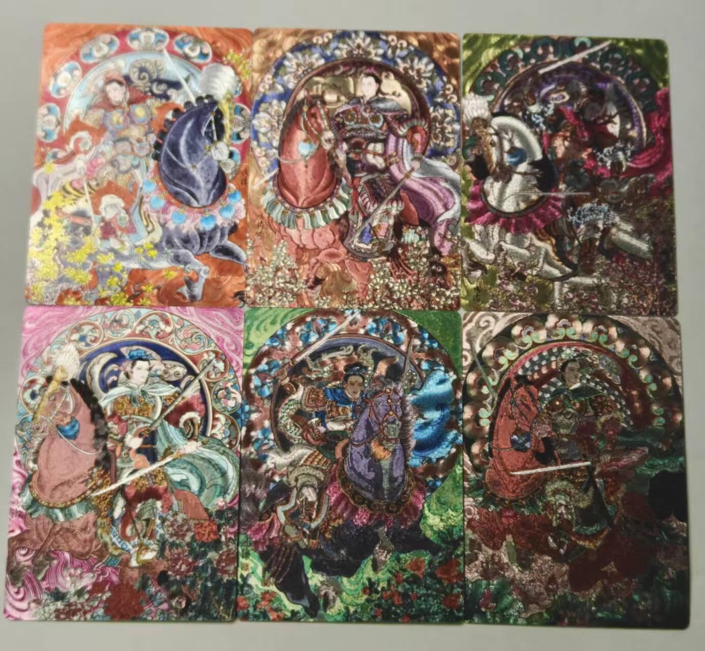 春节前倒数第三场！！龙虎卡牌-七三场（满200元包邮，无佣金，每周六结拍，欢迎送拍） 全粗6张 星宿文创 冯涛 - 生肖三娘 上弹 一套