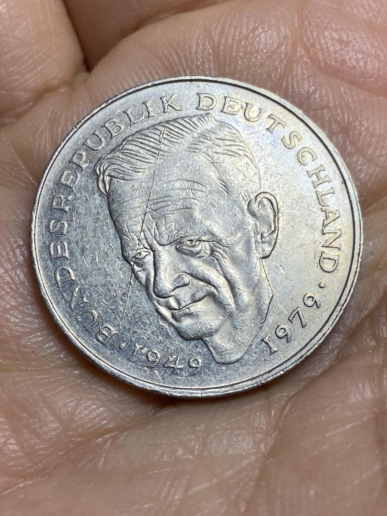 2026年第十四场(总第一百八十三场）外国好品散币场(免佣金) 德国🇩🇪1987年2马克(第四版，F标斯图加特造)