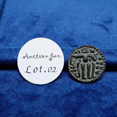 琋语集藏2026年02月欧洲古典打制币拍卖 - 古印度-朱罗王朝铜币