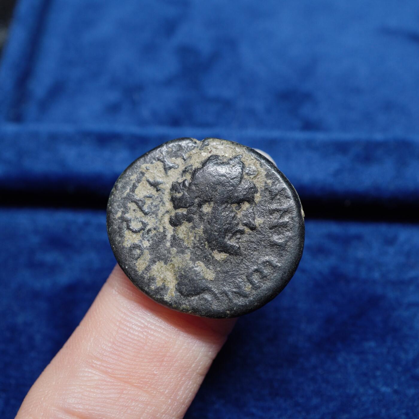 琋语集藏2026年02月欧洲古典打制币拍卖 古罗马潘菲利亚行省-安敦尼与阿波罗铜币