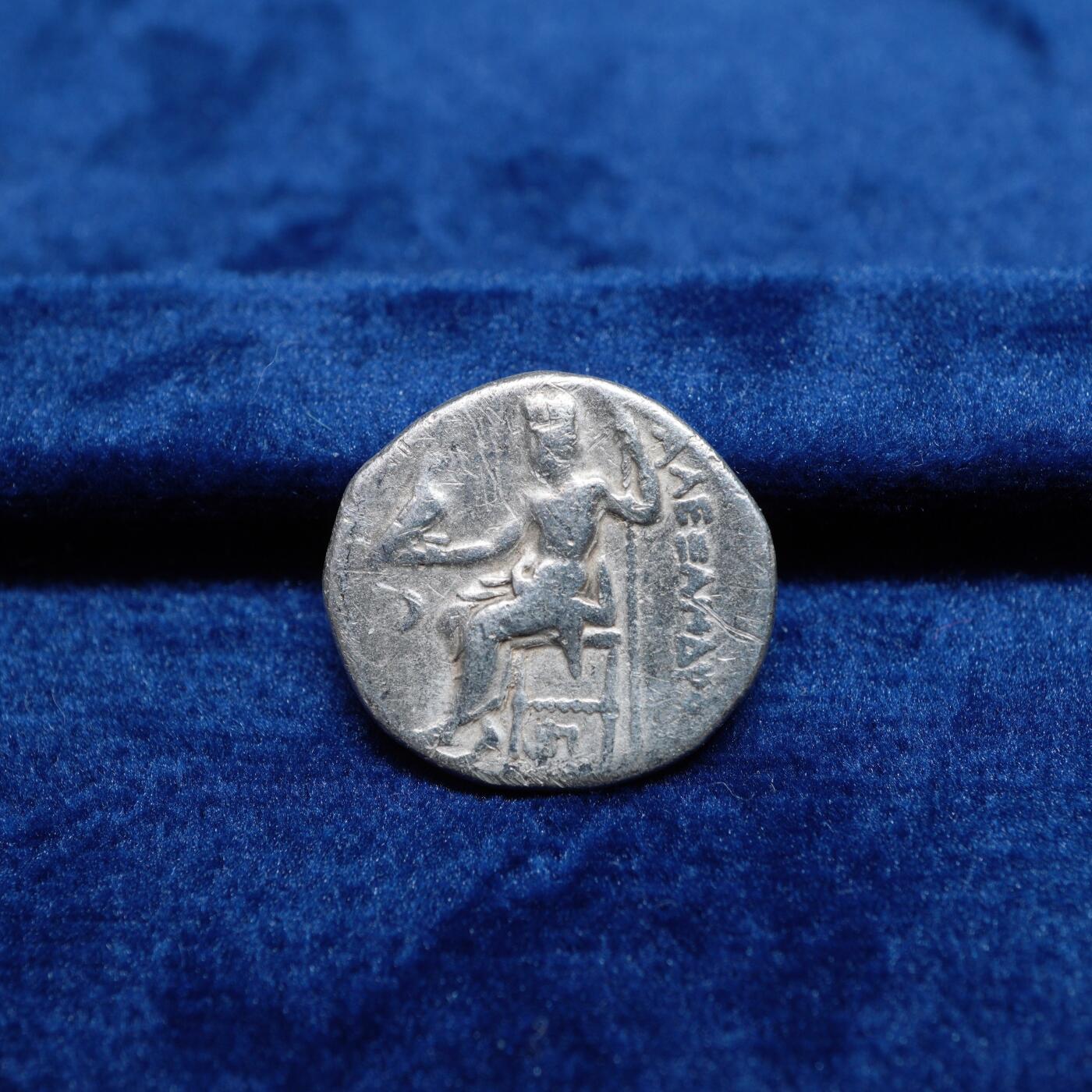 琋语集藏2026年02月欧洲古典打制币拍卖 古希腊马其顿王国-大力神赫拉克勒斯1德银币