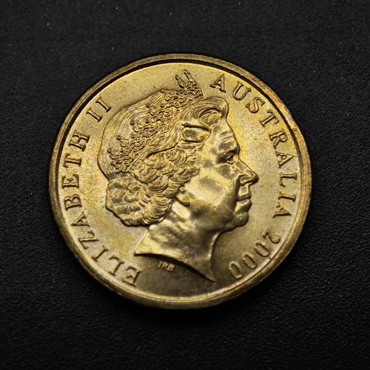 【淘币小摊】实时拍第八百五十三拍   散币银币场   满百包邮可预留二周 每周一统一发货   澳大利亚2000年2元铜币