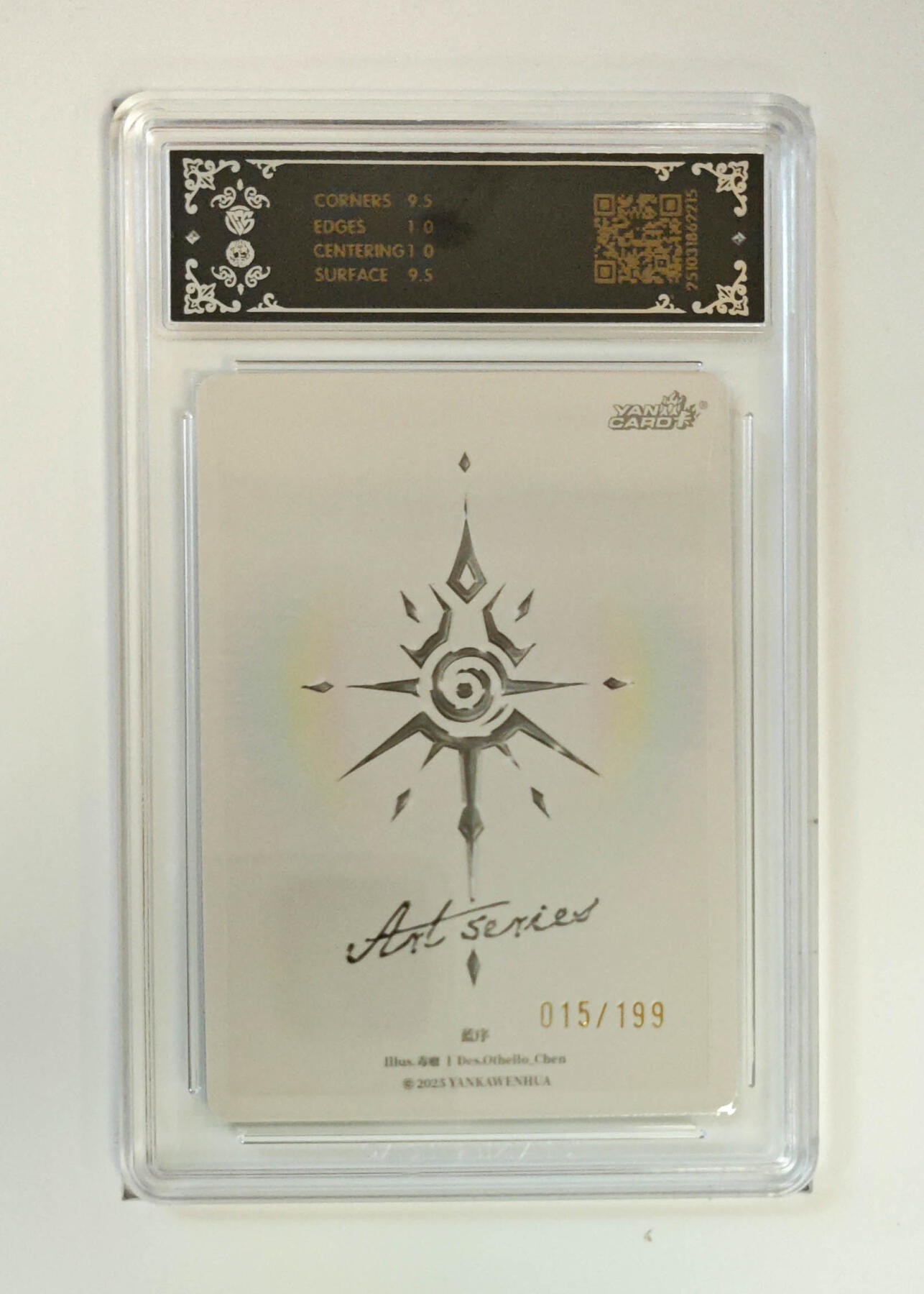 阳大大卡牌拍卖第95期（持续收拍品，周五晚上九点截拍，进群福利早知道） 【限编】焱卡文化 Art系列×毒瘤 蓝序 限编015/199