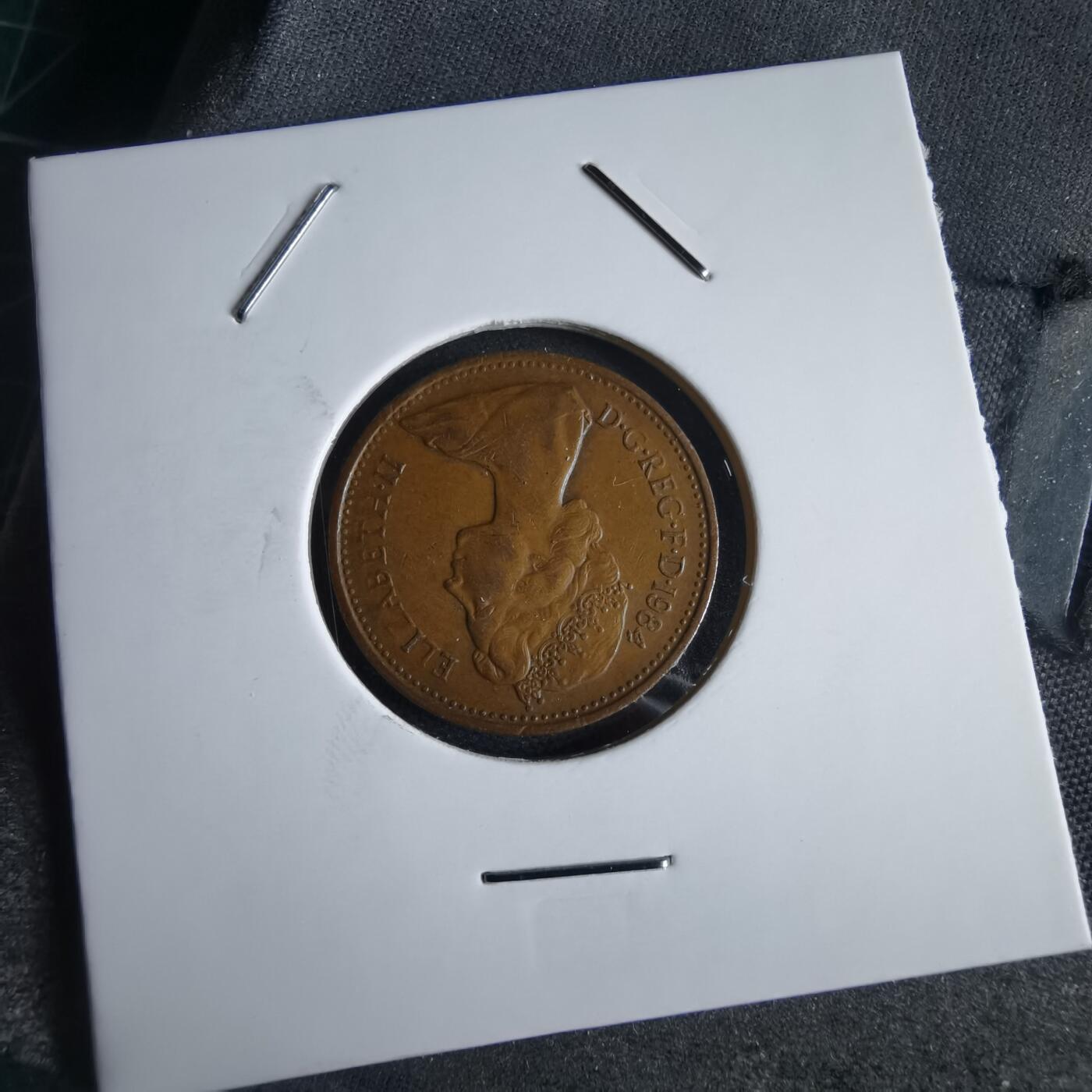 沼泽如烟--第969场 英国1984年1便士