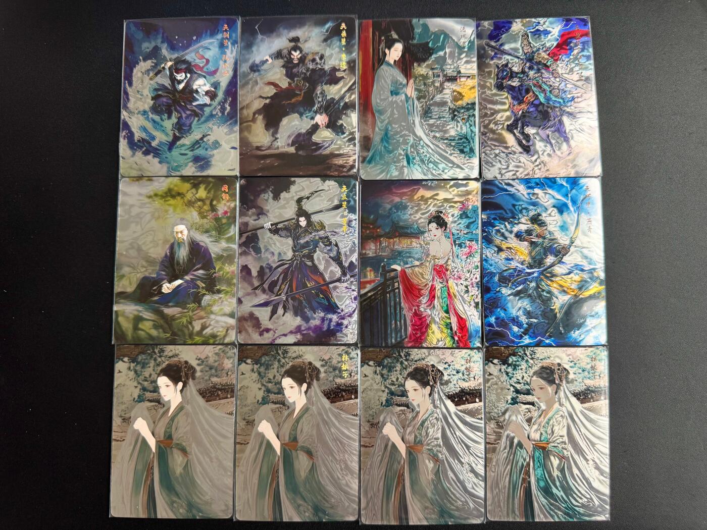 NO.22 好又多金牌大场，年前倒数第3期！每周一站式配齐，方便凑单！（周6晚9点截拍，卖家送拍0抽成！） 百相豪侠录（上） 喵喵卡牌  光刻工艺卡12张（林娘子4张、燕青、李师师、董平、周侗、卢俊义、潘巧云、李逵、阮小二）