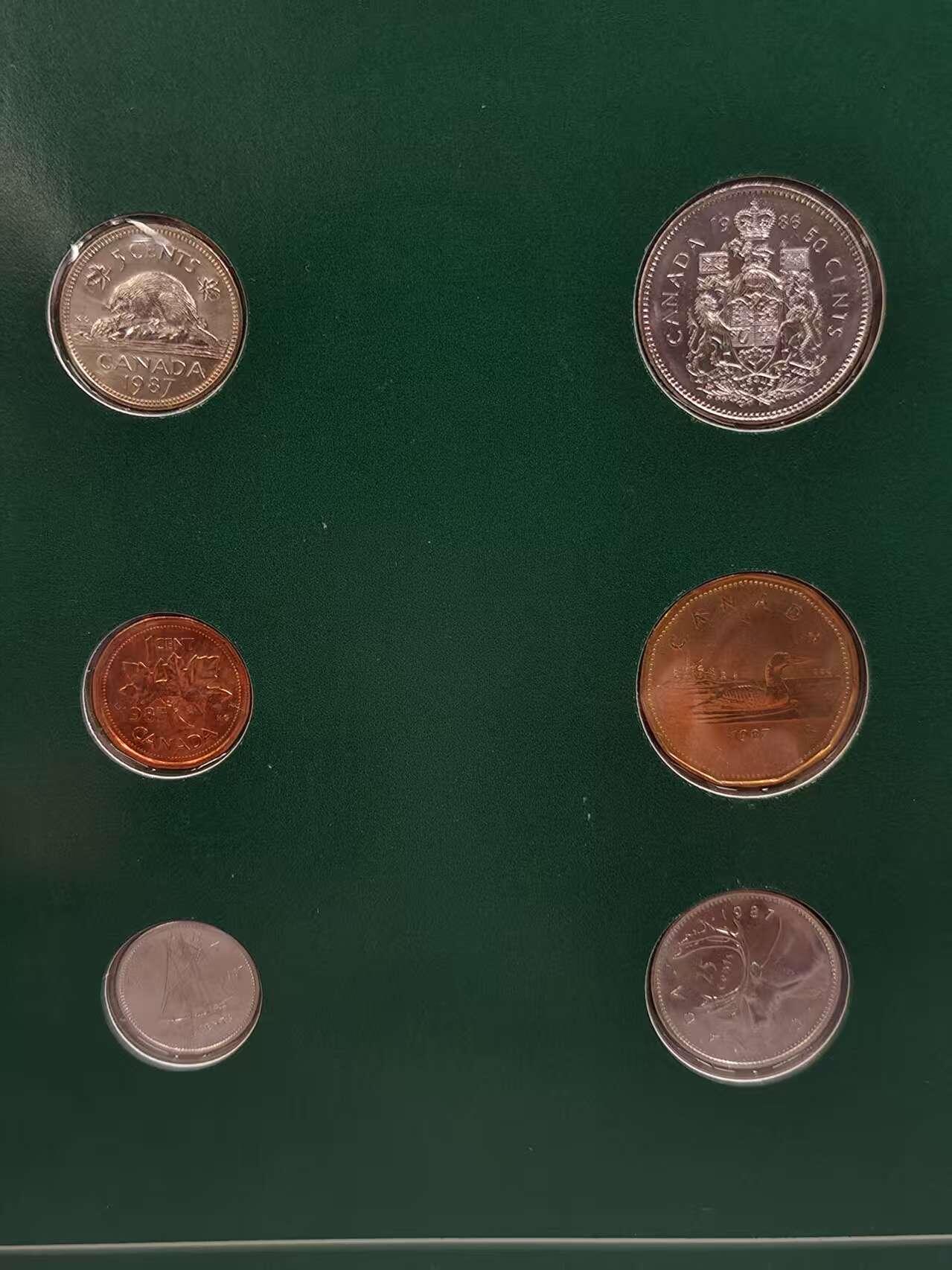 G&W世界散币，银币处理专场（第44场） 富兰克林-加拿大6枚套