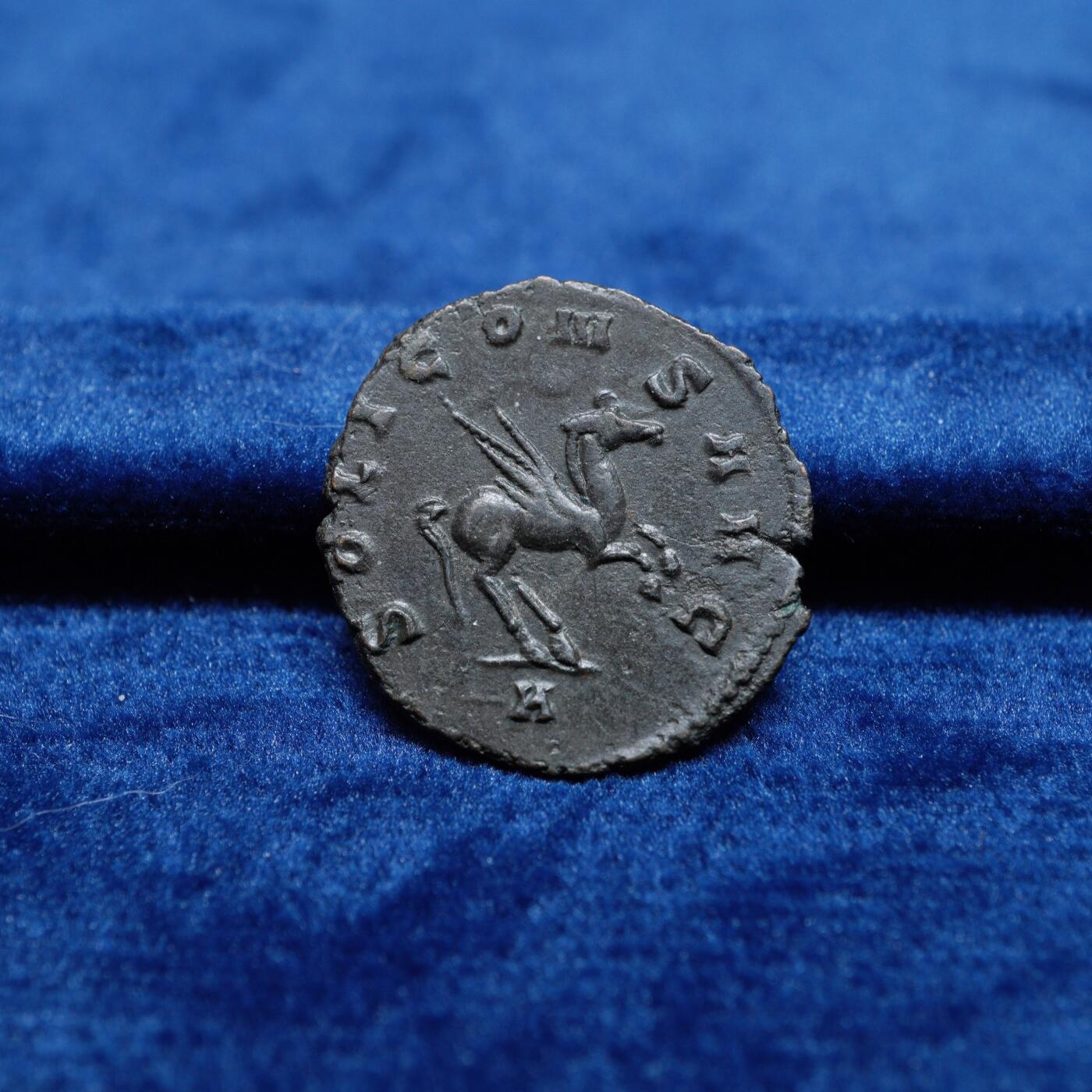 琋语集藏2026年02月欧洲古典打制币拍卖 古罗马帝国加里恩努斯-飞马铜币