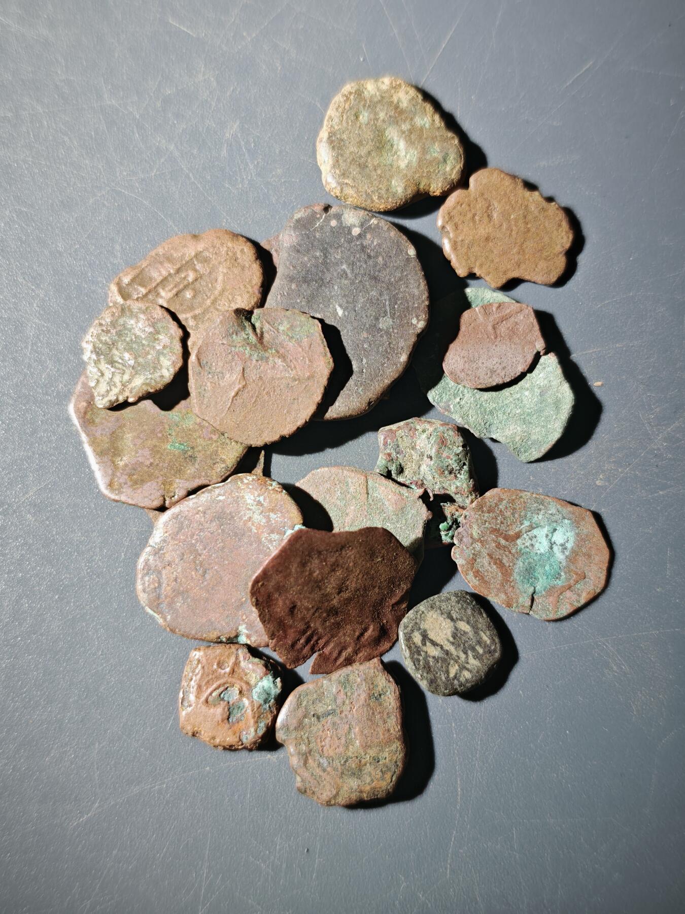 110期新疆红钱粟特钱币丝路钱币专场 E16丝路铜币