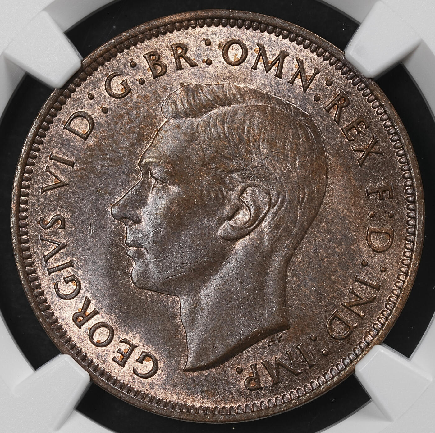 修遠堂世界钱币第102期 NGC MS64BN 1937年英国1便士铜币