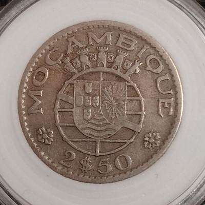 布加迪🐬～世界钱币(上海)🌾第 271 期 /  各国套币和散币 - 葡属莫桑比克🇲🇿 1954年 2.5埃斯库多