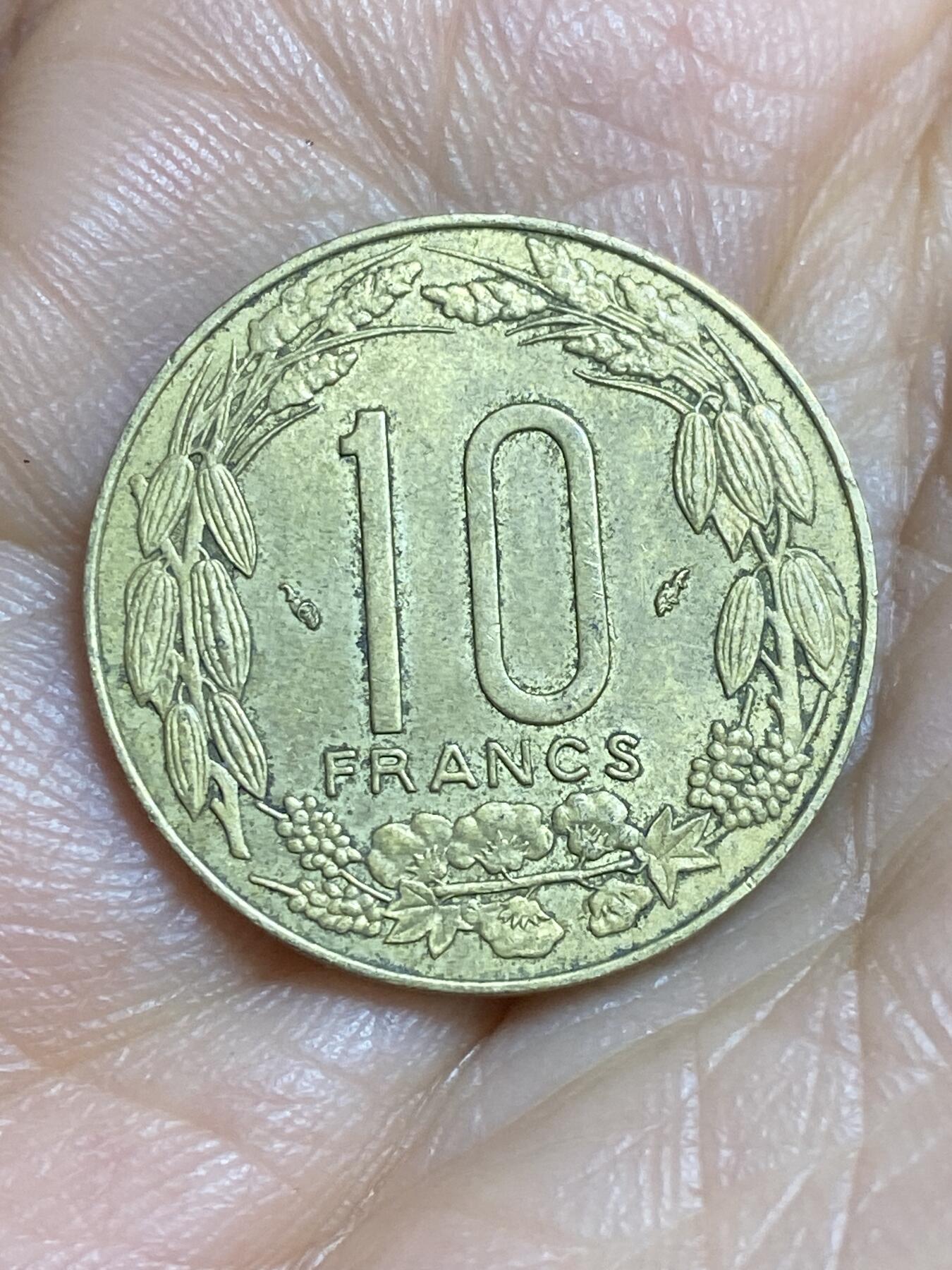 2026年第十四场(总第一百八十三场）外国好品散币场(免佣金) 中非国家联盟1978年10法郎(第一版，Dolphin –海豚标)