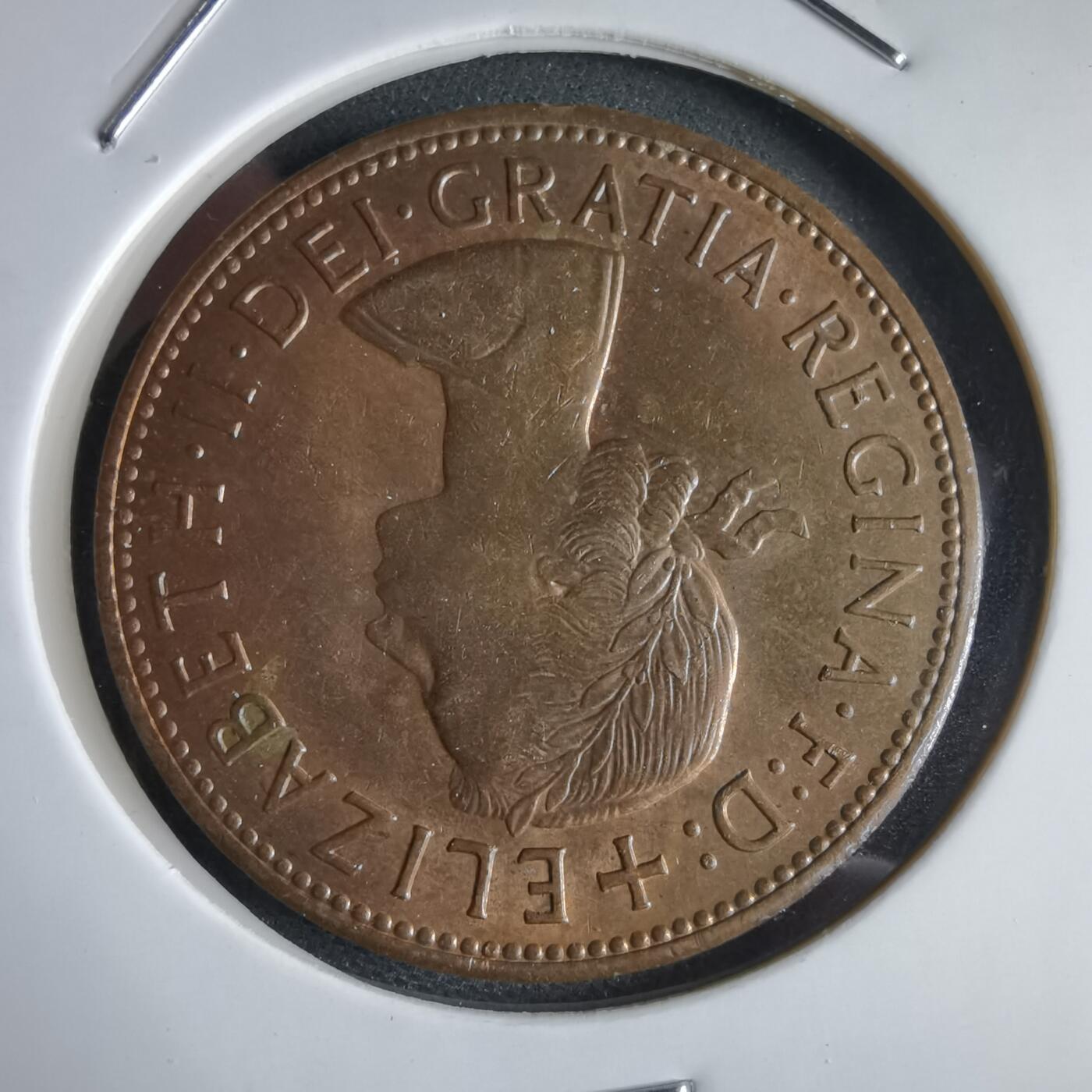 沼泽如烟--第969场 英国1961年1便士