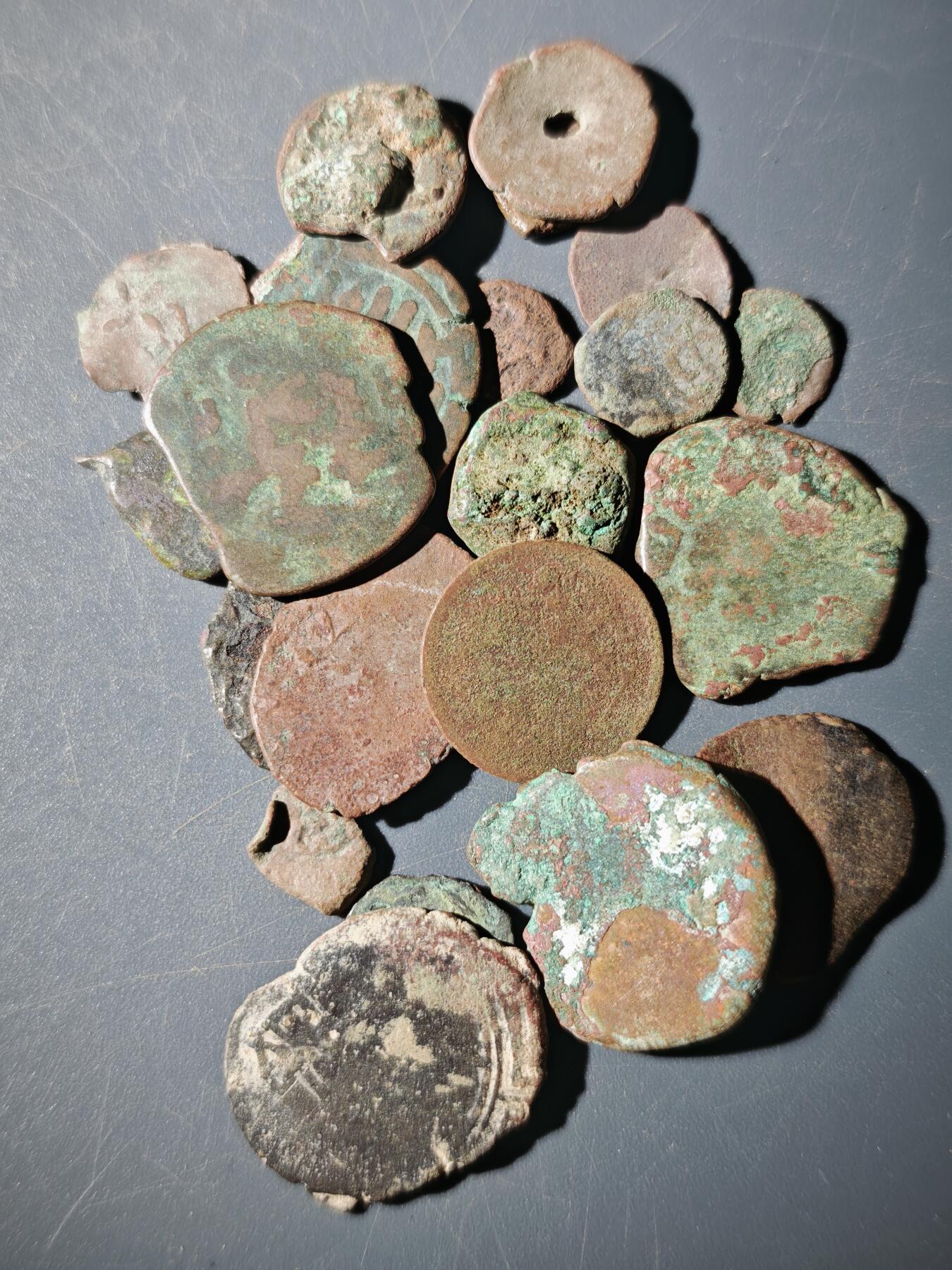 110期新疆红钱粟特钱币丝路钱币专场 E8丝路铜币