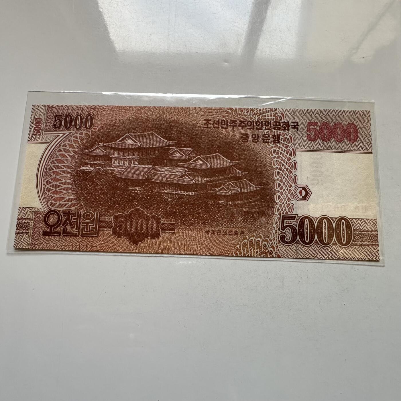 🌹外币初藏🌹🐯2026年第11场  每周二四六晚8️⃣点 接代拍 朝鲜2013年金日成诞辰100周年¥5000纪念钞