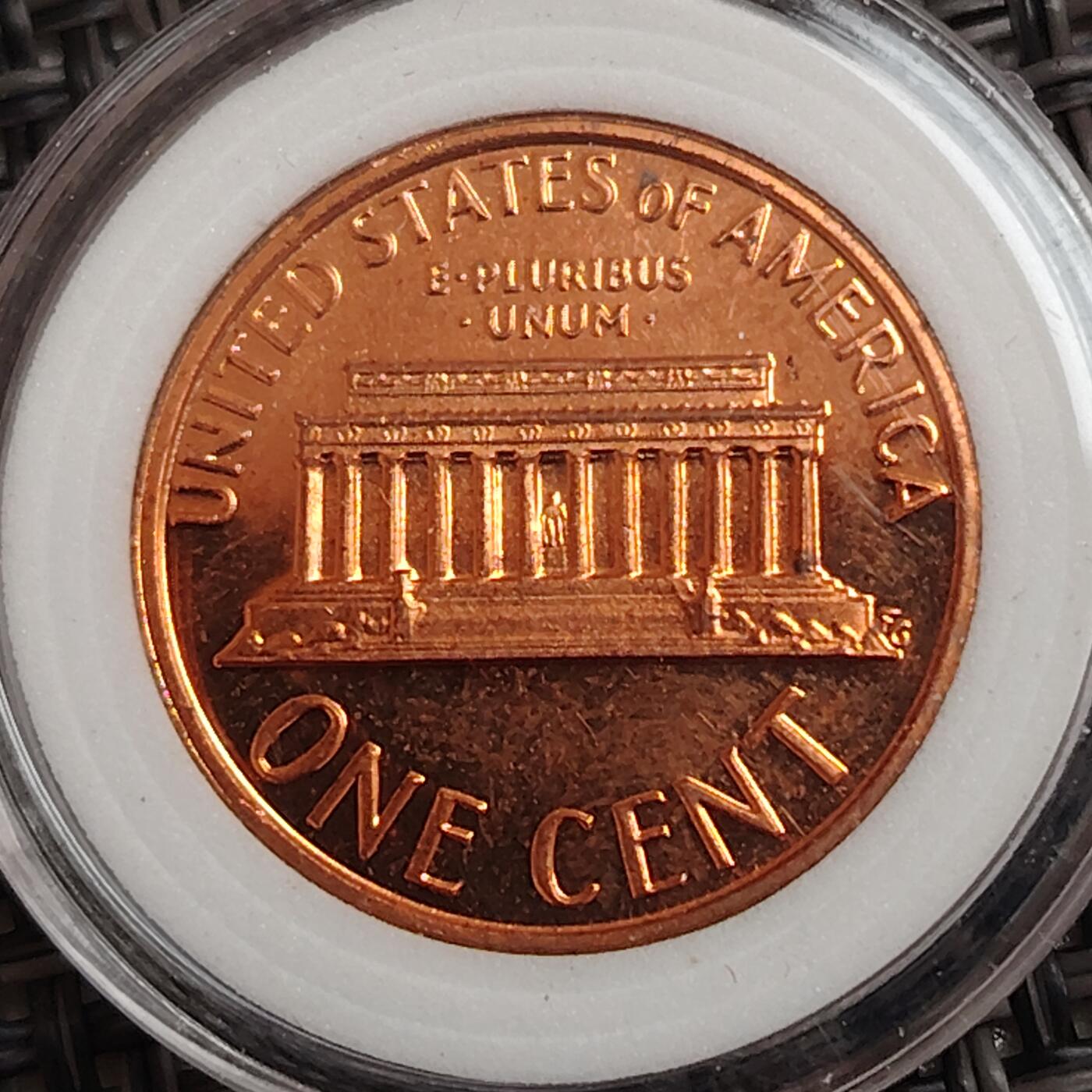 布加迪🐬～世界钱币(上海)🌾第 271 期 /  各国套币和散币 美国🇺🇸 1976年 1分 林肯头像精制币