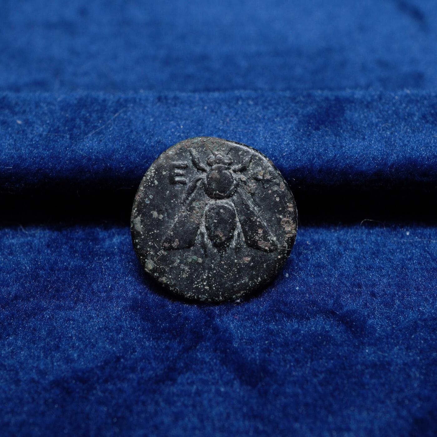 琋语集藏2026年02月欧洲古典打制币拍卖 古希腊爱奥尼亚以弗所蜜蜂与雄鹿铜币