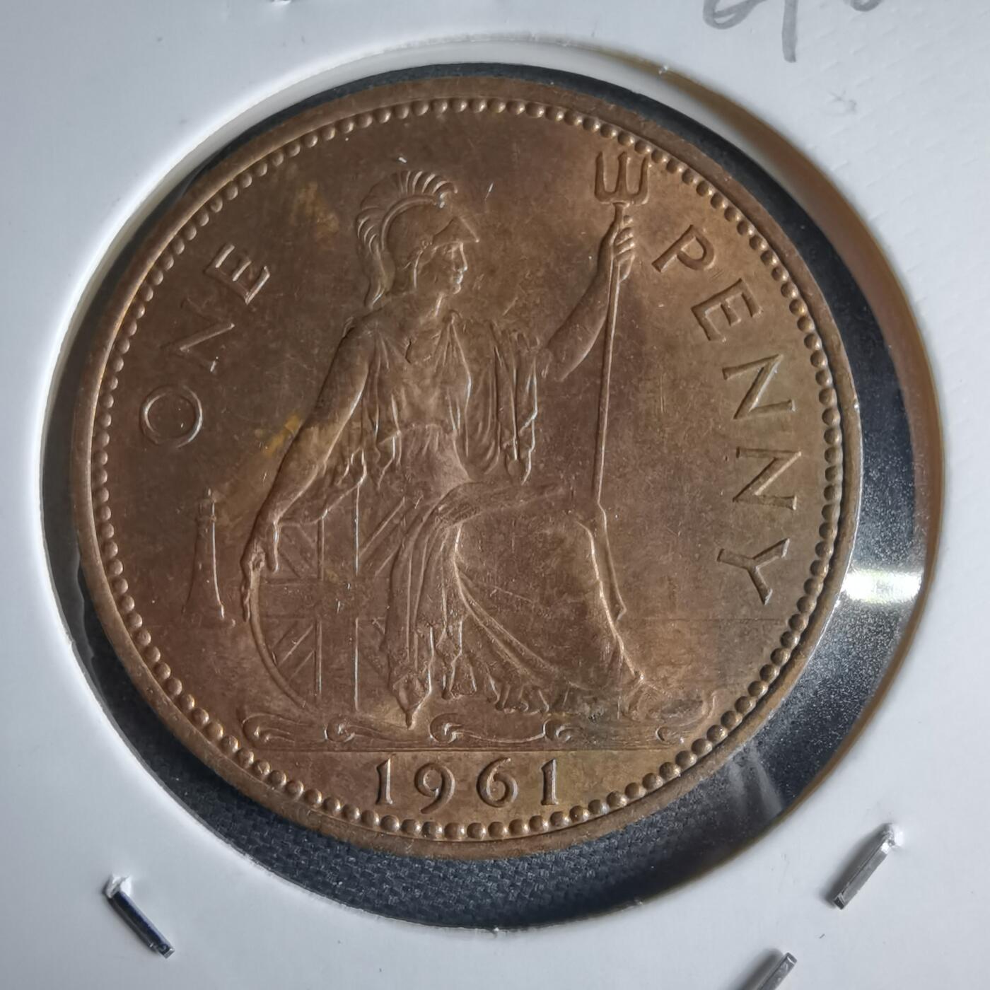 沼泽如烟--第969场 英国1961年1便士