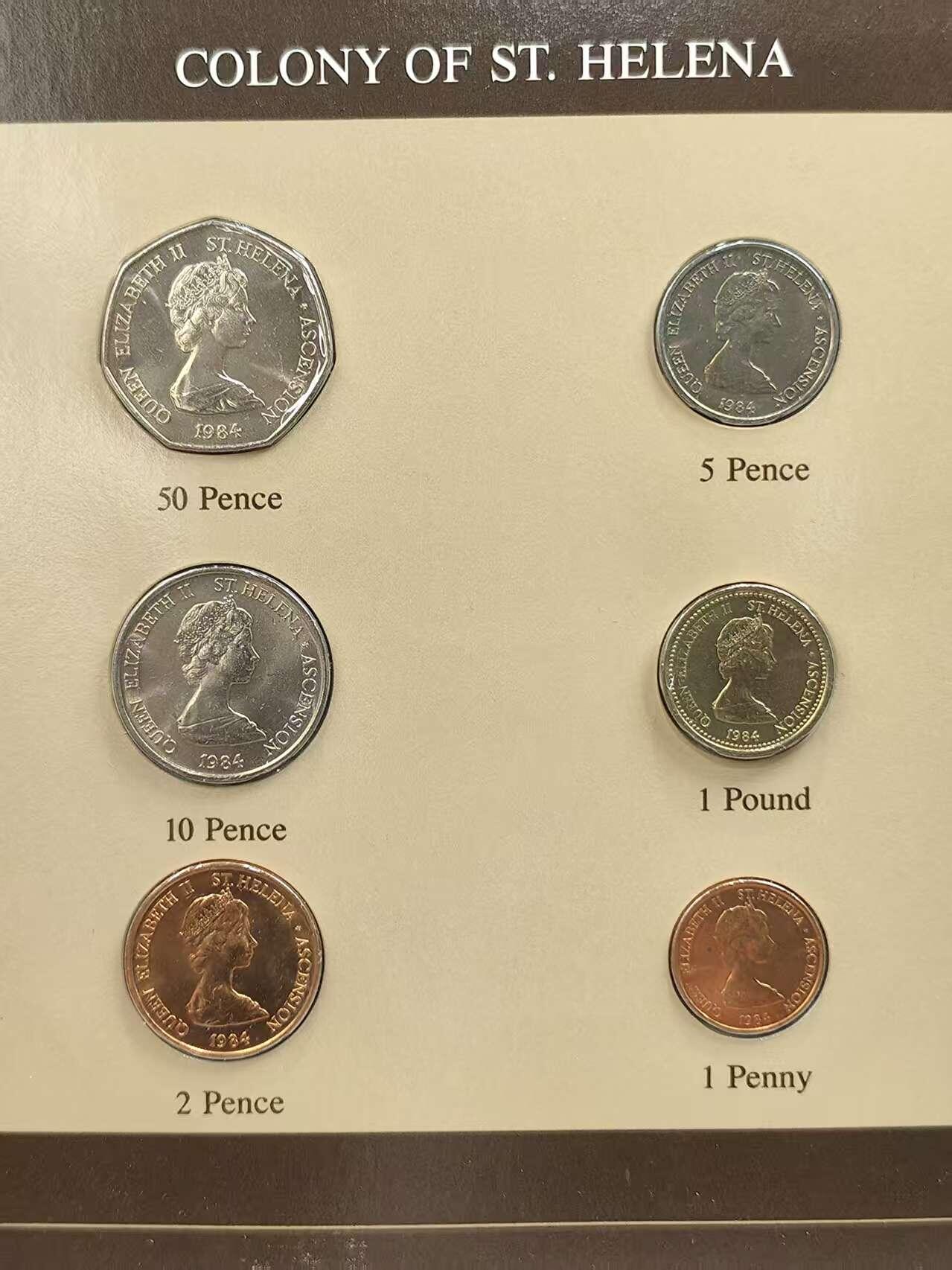 G&W世界散币，银币处理专场（第44场） 富兰克林-圣赫勒拿6枚套