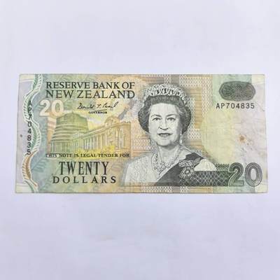 各国外币第109期 - 新西兰20元 蓝山版