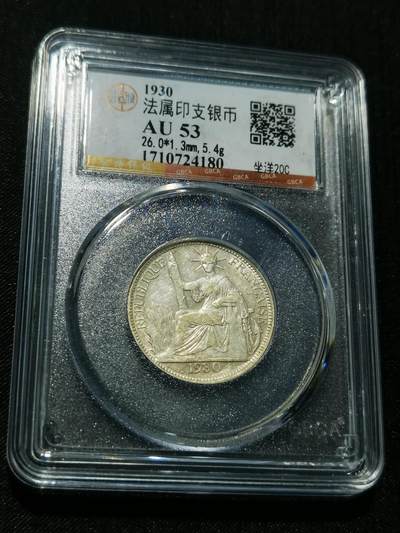 天下钱庄专场欢迎参拍 - 坐洋20分银币