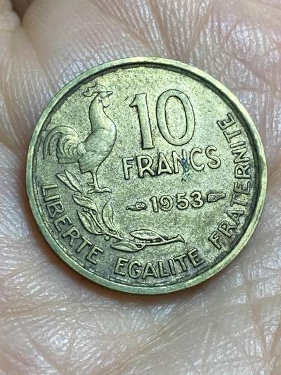 2026年第十四场(总第一百八十三场）外国好品散币场(免佣金) - 法兰西第四共和国1953年10法郎