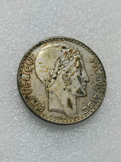 天下钱庄专场欢迎参拍 - 法国自由女神20法郎银币