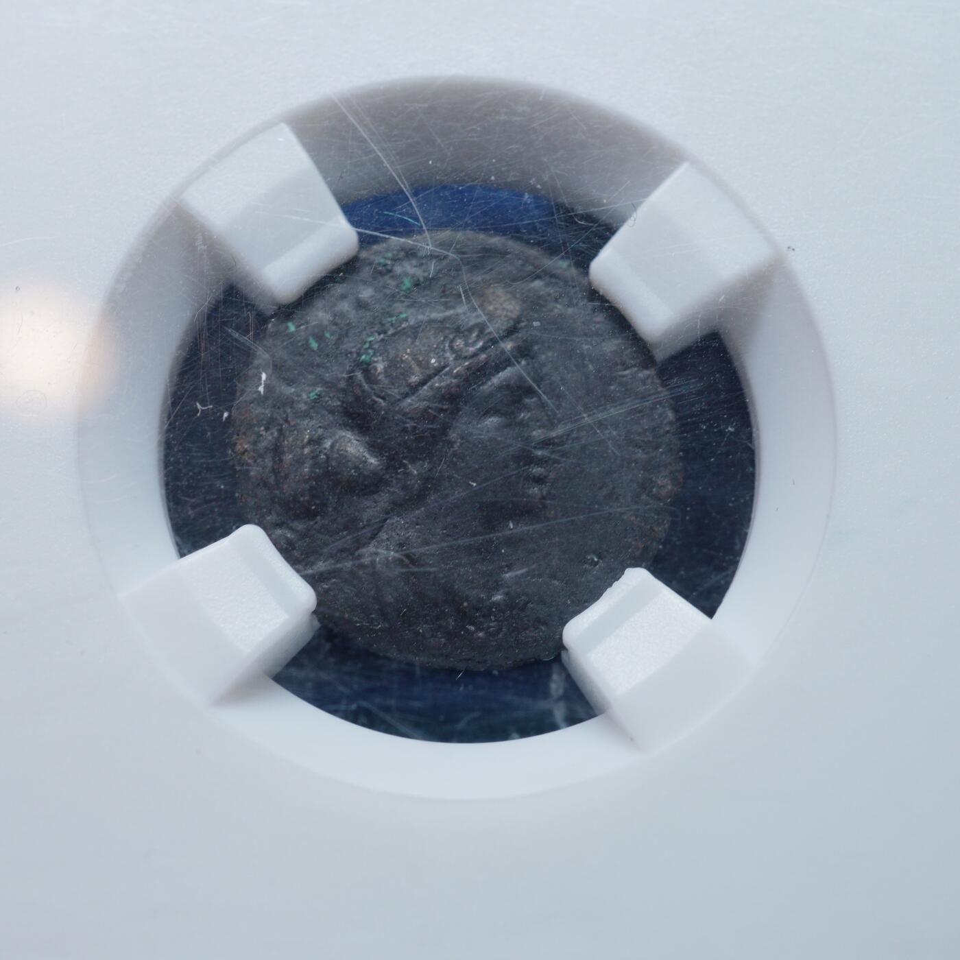 琋语集藏2026年02月欧洲古典打制币拍卖 古希腊西西里岛丰收女神德墨忒尔与犁铜币