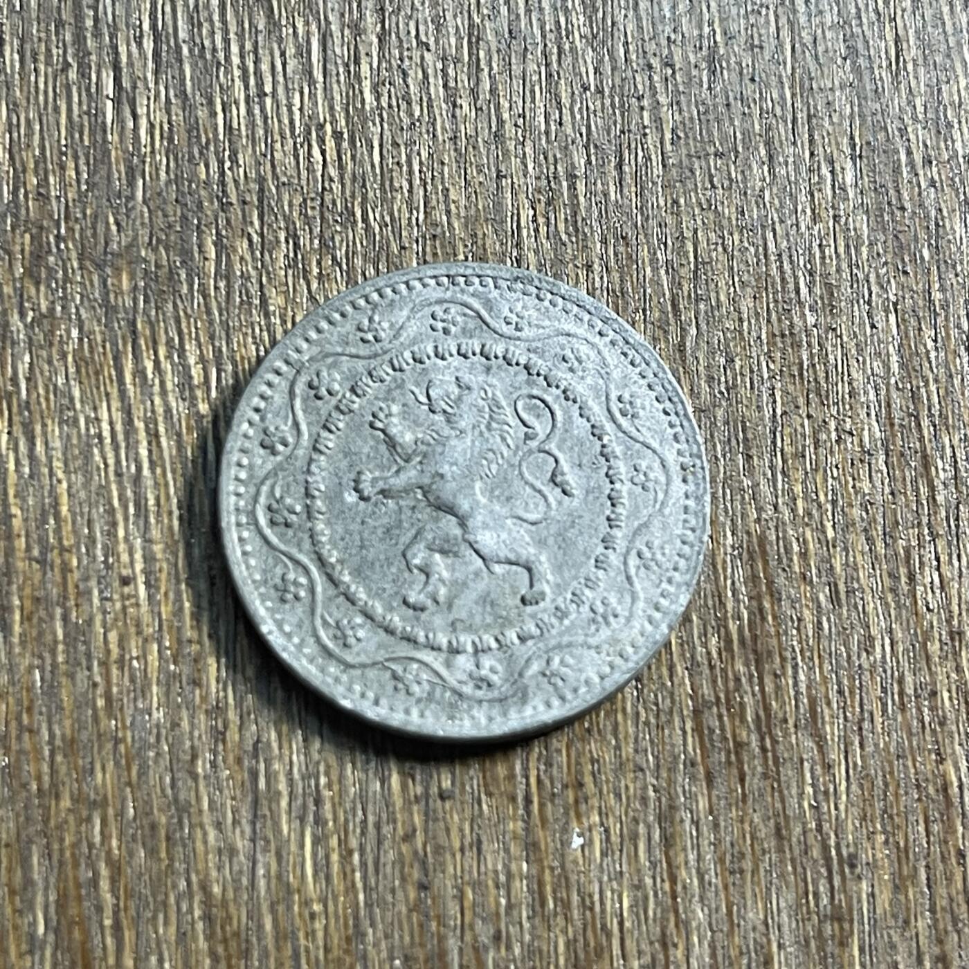 【春节前最后一拍，下一场3.3号】★第139场★散币场。不寄存，30包邮。不满30元，支付5元运费。《接受代拍 代送NGC评级》 7【无寄存】1916 德占 比利时 10分 锌币