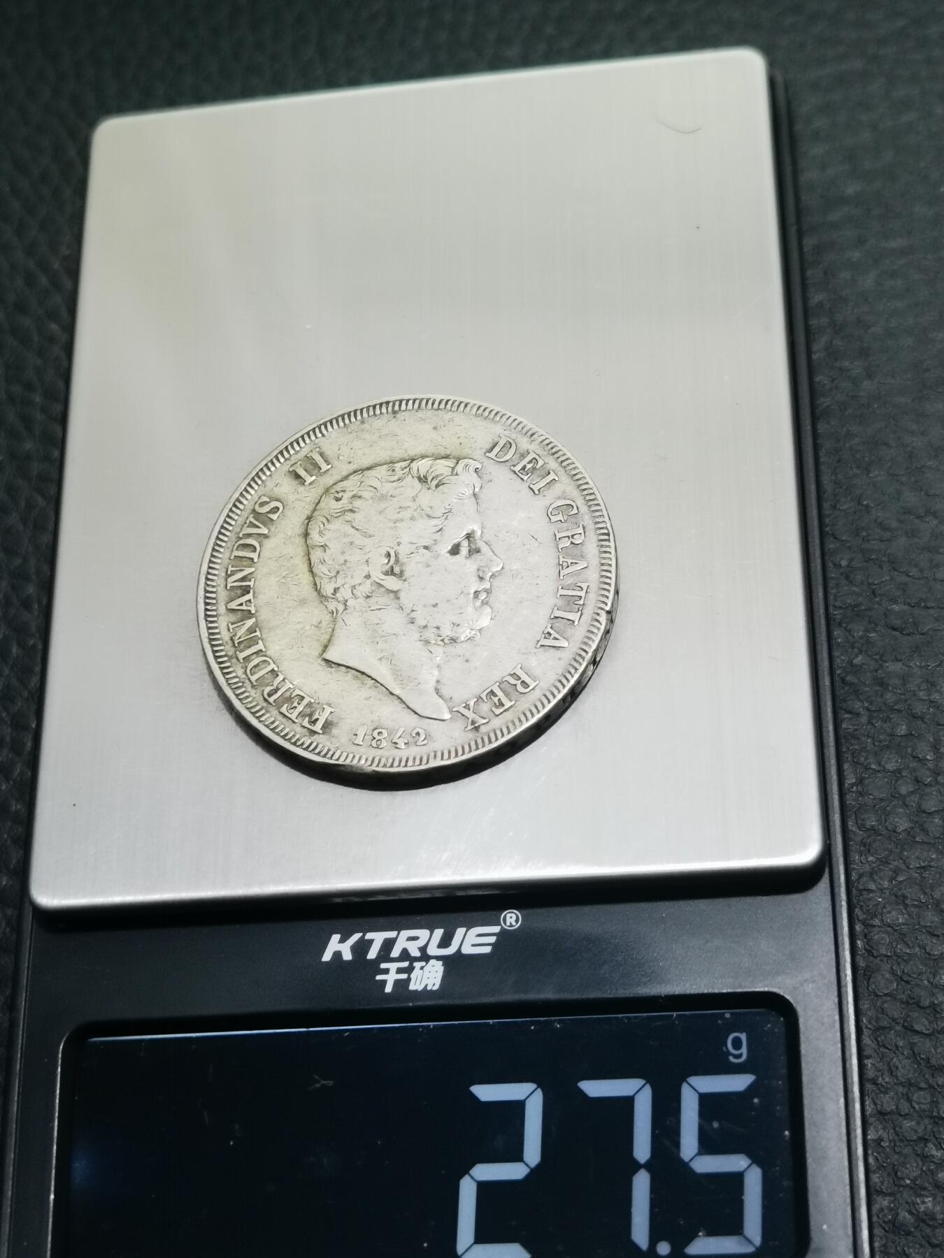 天下钱庄专场欢迎参拍 西西里王国120G银币