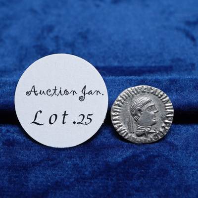 琋语集藏2026年02月欧洲古典打制币拍卖 - 印度-希腊 阿波罗多托斯二世1德银币