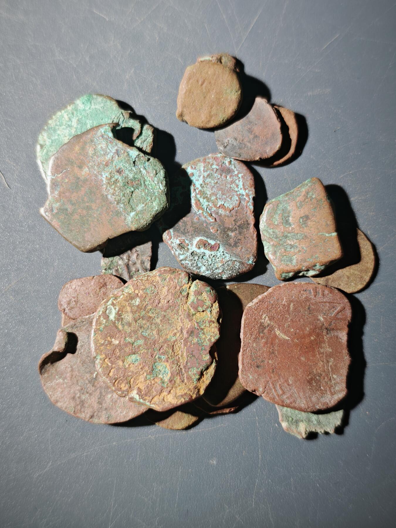 110期新疆红钱粟特钱币丝路钱币专场 E13丝路铜币