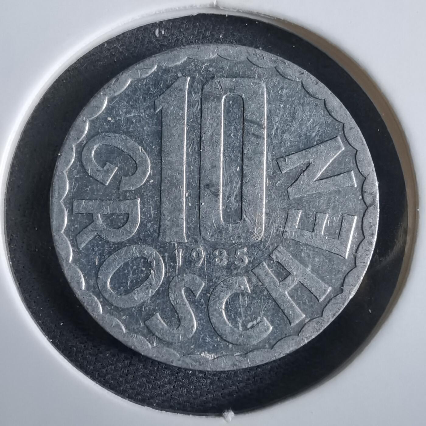 沼泽如烟--第969场 奥地利1985年10格罗申