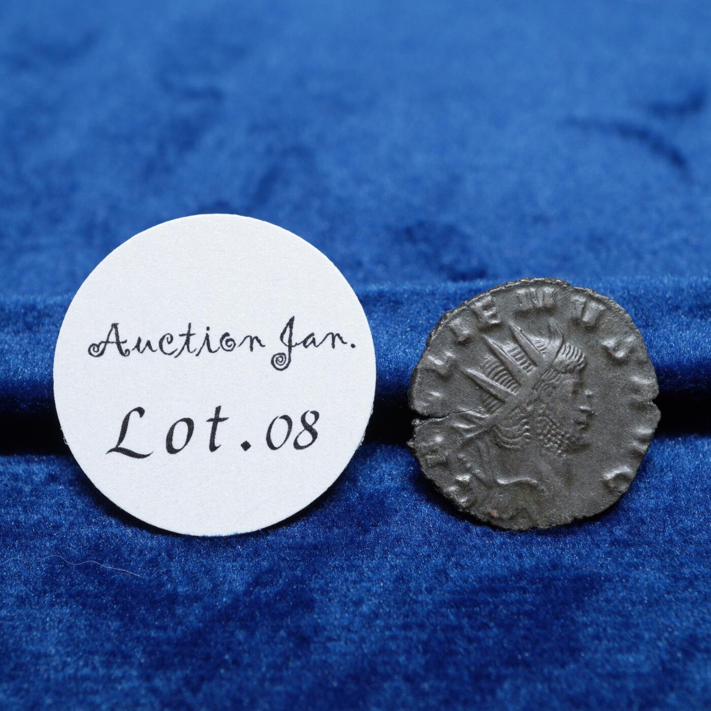 琋语集藏2026年02月欧洲古典打制币拍卖 古罗马帝国加里恩努斯-飞马铜币