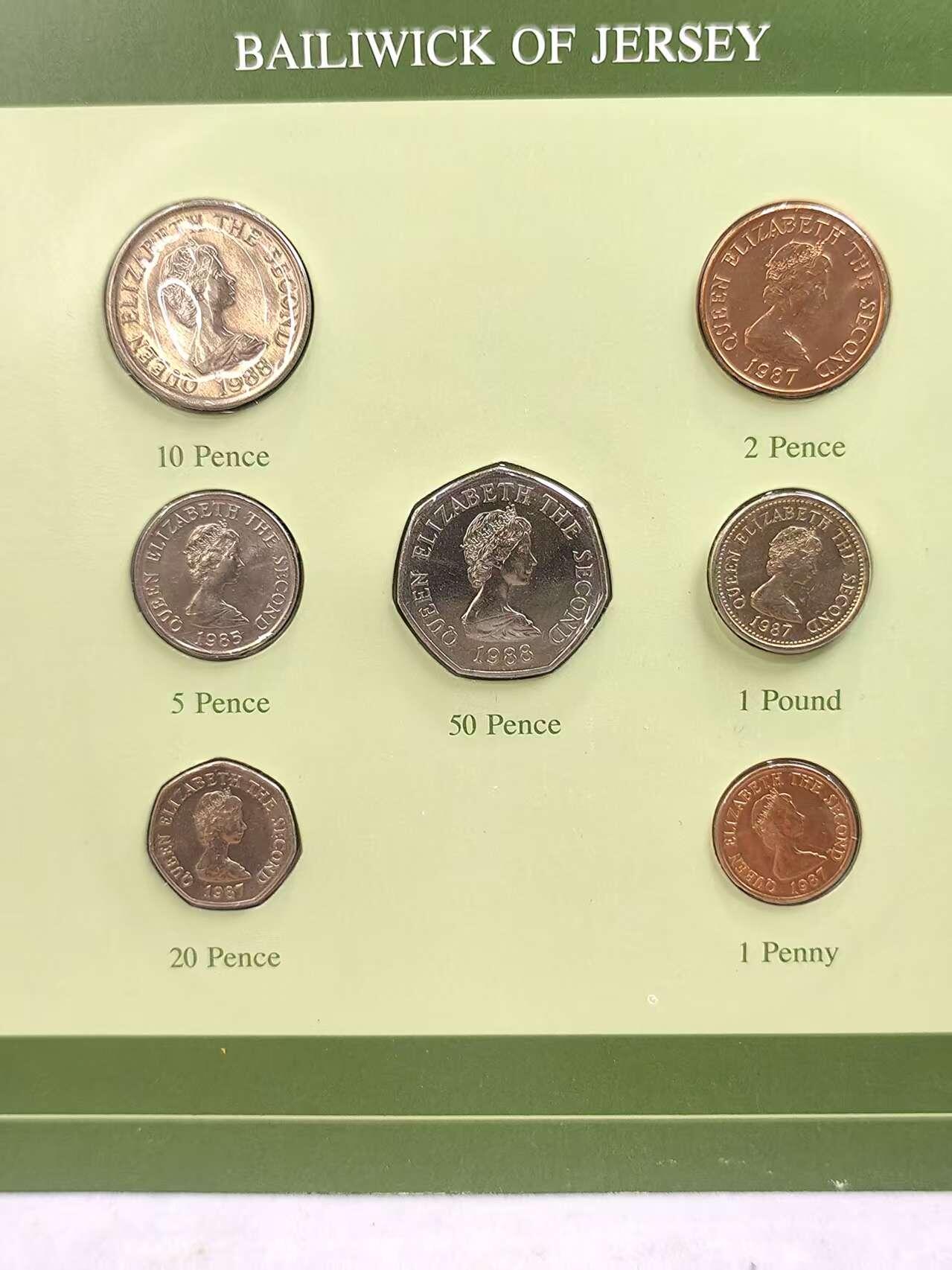 G&W世界散币，银币处理专场（第44场） 富兰克林-泽西岛7枚套