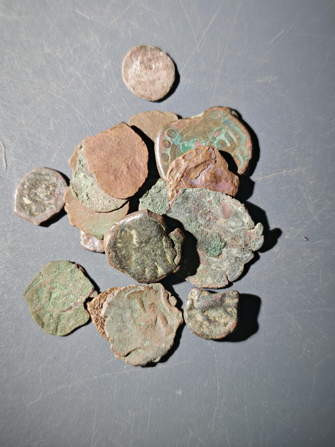 110期新疆红钱粟特钱币丝路钱币专场 E12丝路铜币