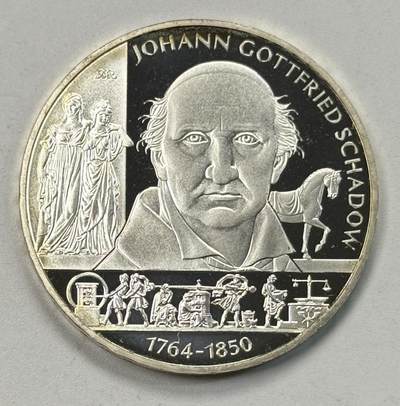 S&S Numismatic世界钱币-拍卖 第119期  - 德国2014年 约翰·戈特弗里德·沙多诞辰250周年 10欧元精制纪念银币 16克625银