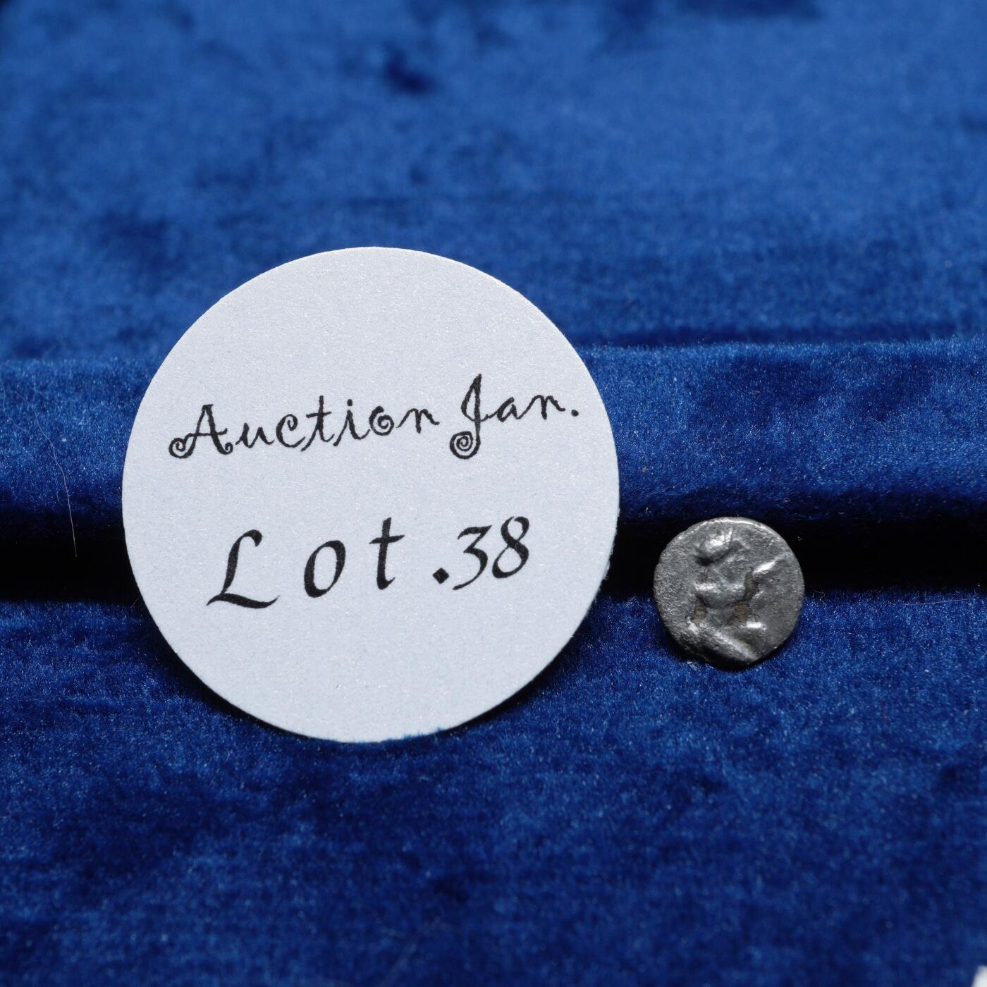 琋语集藏2026年02月欧洲古典打制币拍卖 古希腊西里西亚大力神持弓奥波银币