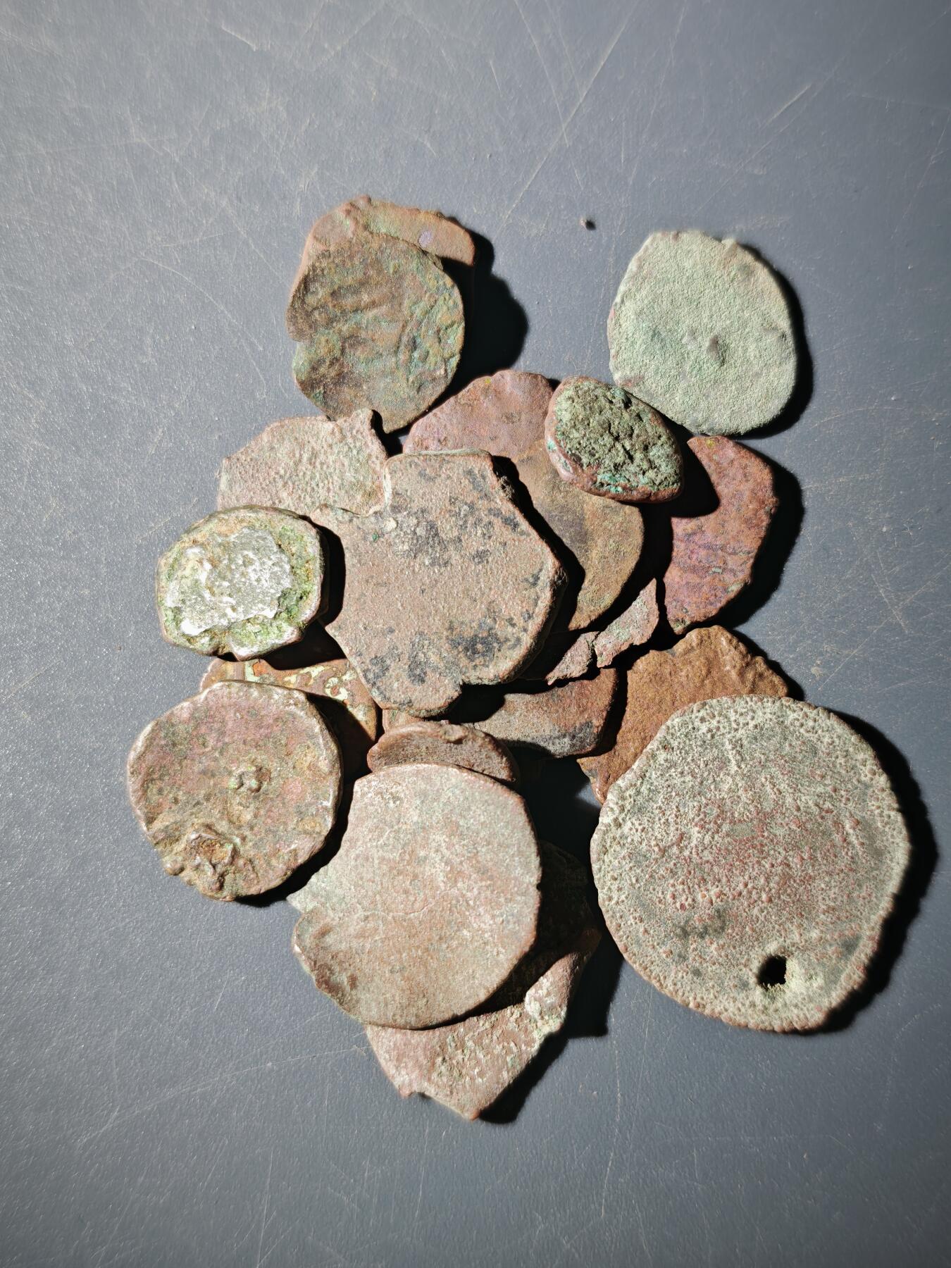 110期新疆红钱粟特钱币丝路钱币专场 E14丝路铜币