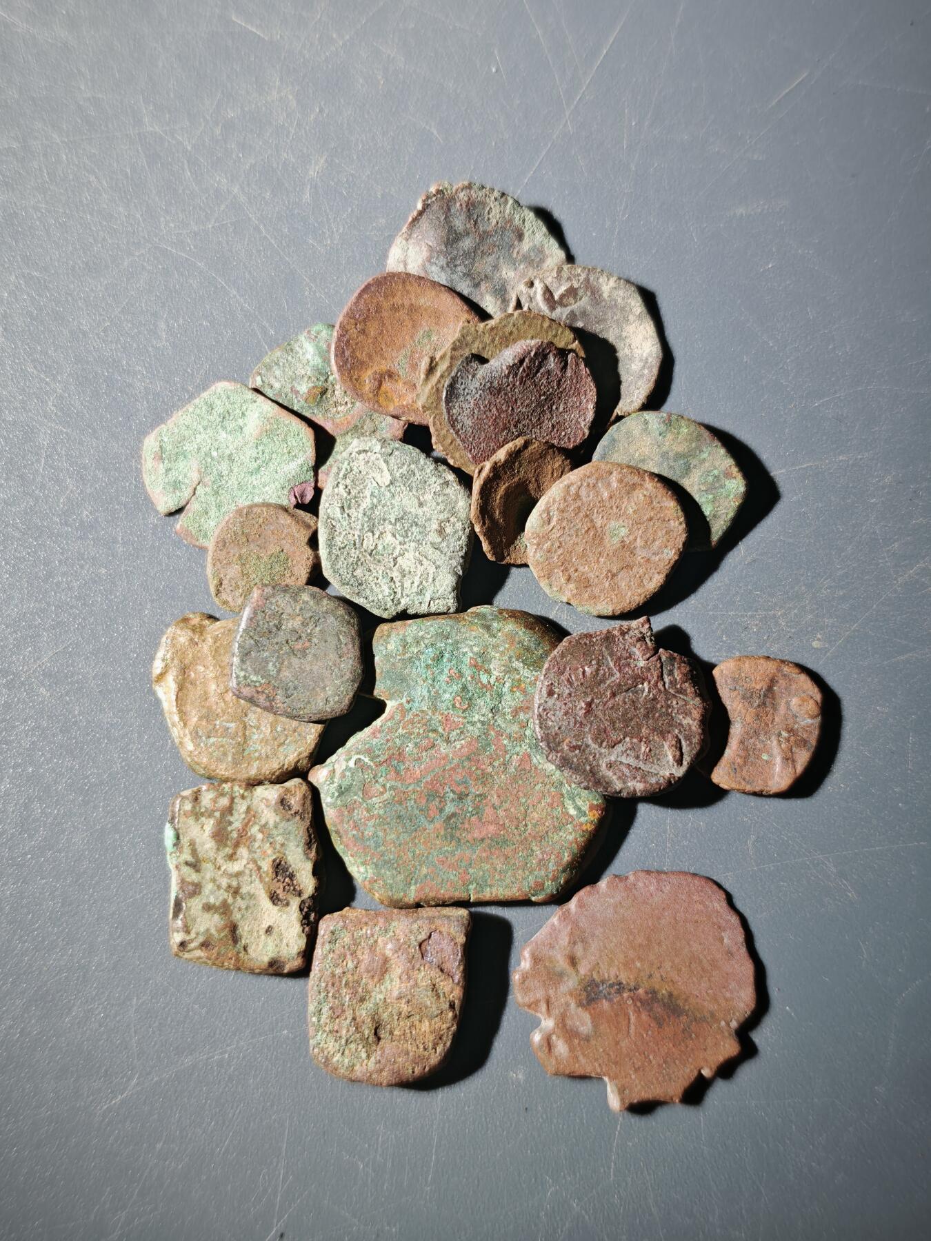 110期新疆红钱粟特钱币丝路钱币专场 E17丝路铜币